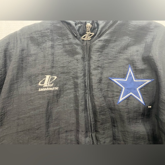 Vintage Dallas Cowboys Logo Athletic NFL Pro Line Spell out  Jacket  Size M - Picture 9 of 13